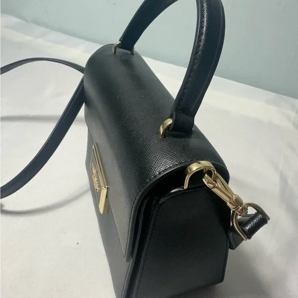 Kate Spade Black Crossbody Bag with Gold Accents - Picture 5 of 11